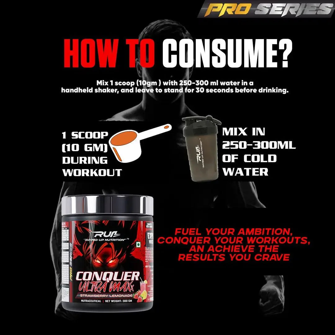 Conquer Ultra Maxx - Preworkout - Ripped Up Nutrition