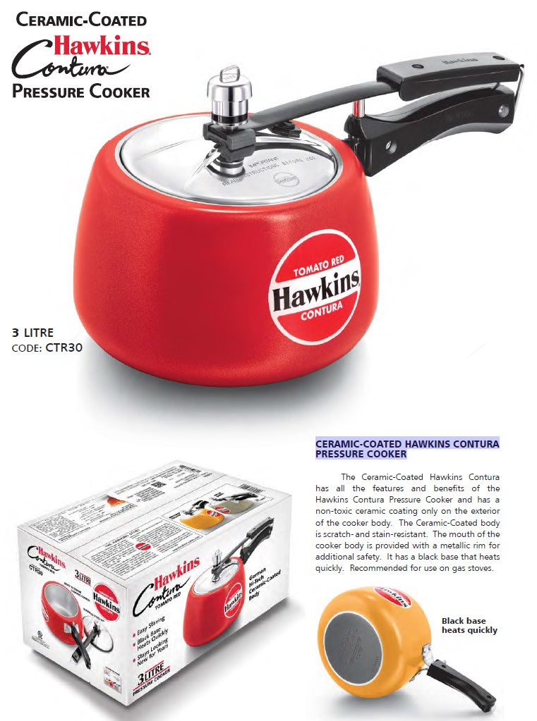 Hawkins Contura Ceramic Coated Pressure Cooker