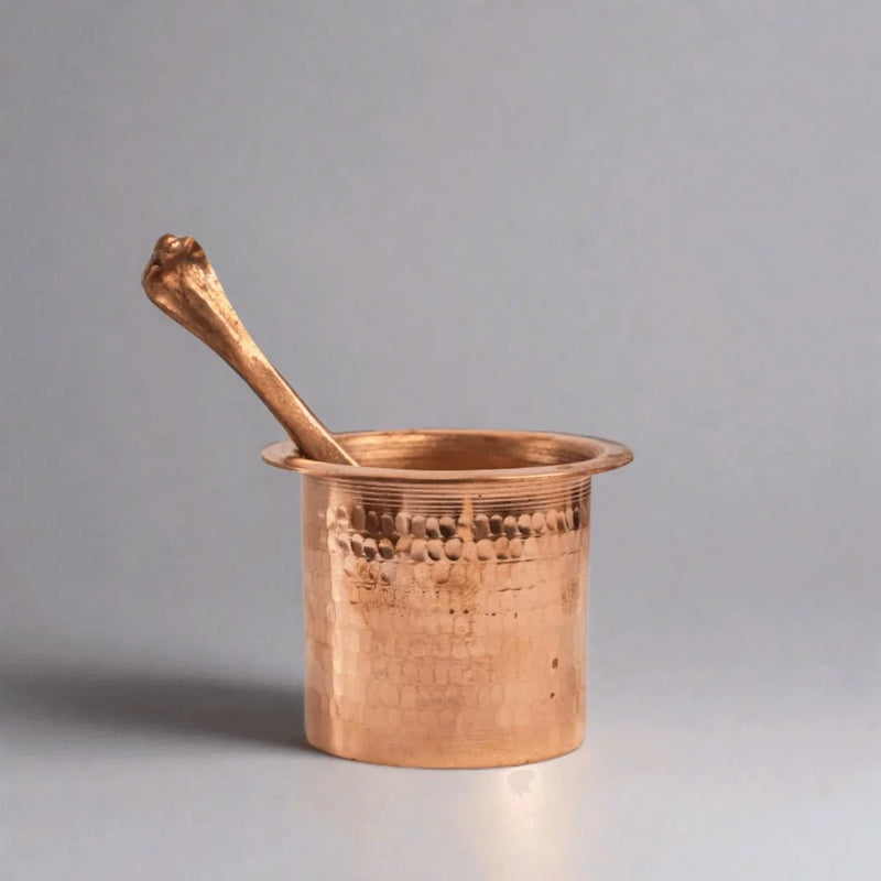 Copper Panchapatra-Zishta Pooja Essentials