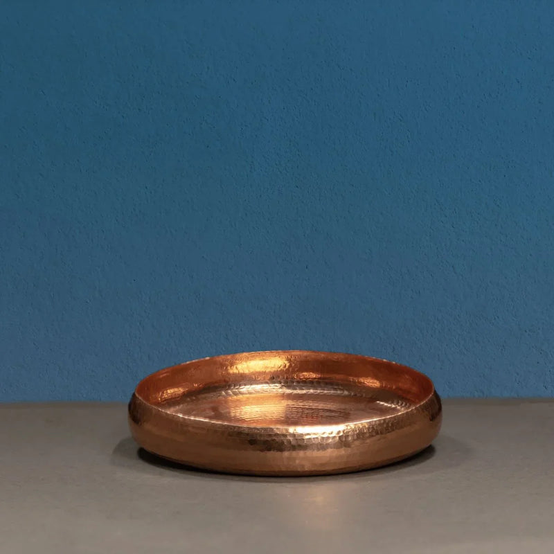 Copper Uruli for Décor and Daily Pooja Rituals-Zishta Traditional Pooja Essentials