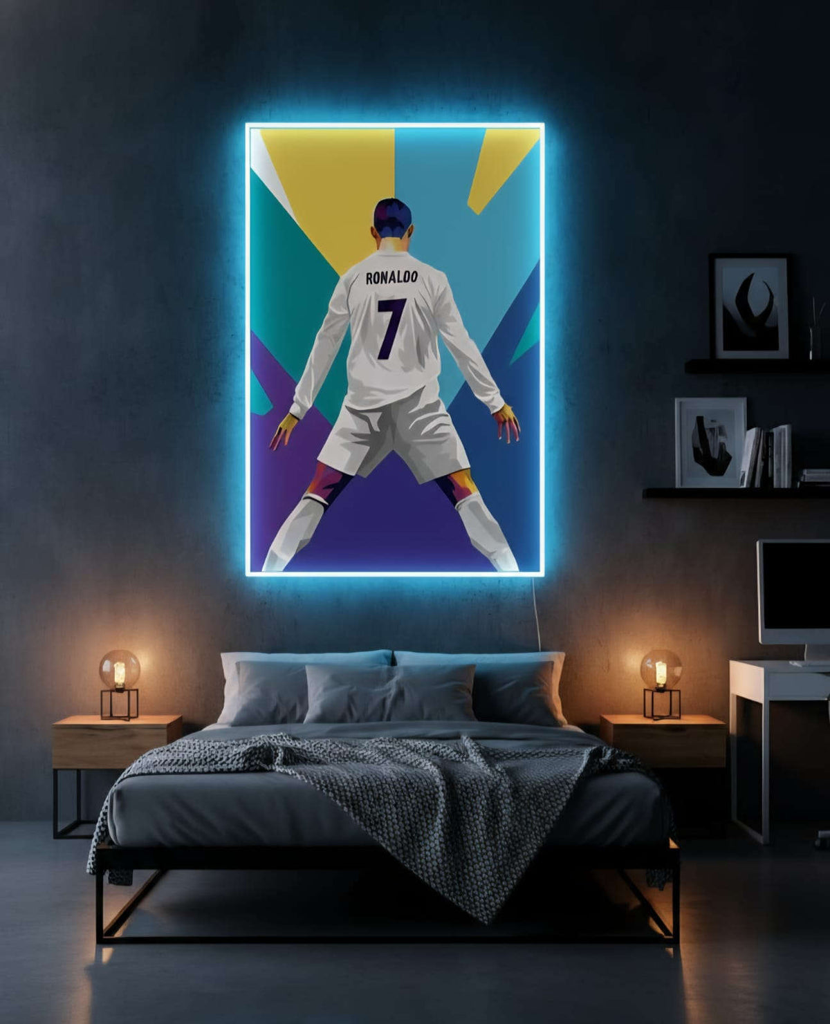 “Cristiano Ronaldo CR7 Neon Sign” Neonsignsindia