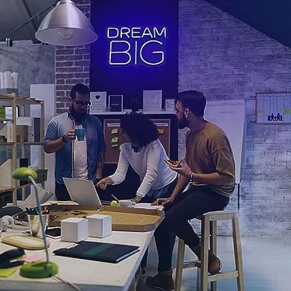 Dream Big Neon Signs (17 * 12Inch) Neonsignsindia