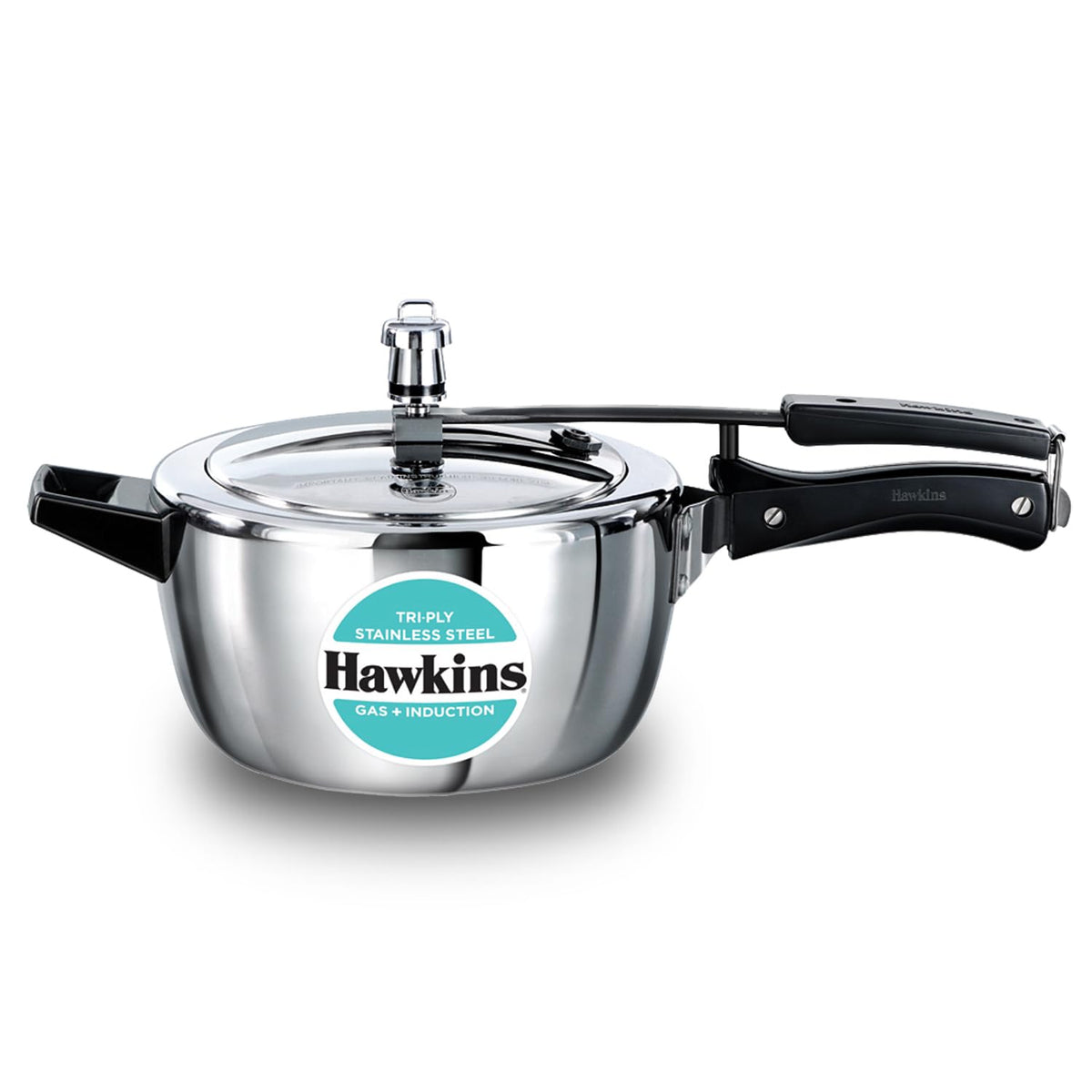 Hawkins Triply Stainless Steel Pressure Cooker, Inner Lid Cooker.