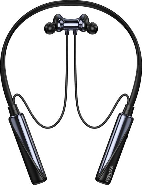 BiBon Elephant - MAGNETIC POWER OFF/ON 50Hr Playtime Headphone Neckband 9 Bluetooth