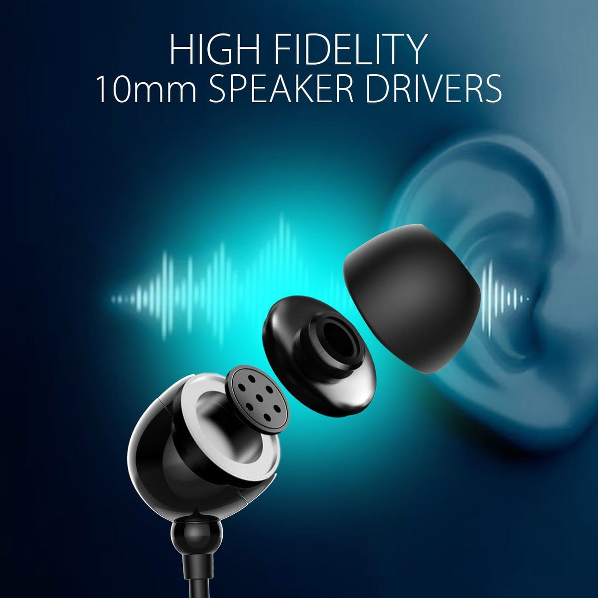 EM06 Type C Wired Earphone(Black) - Blaupunkt India