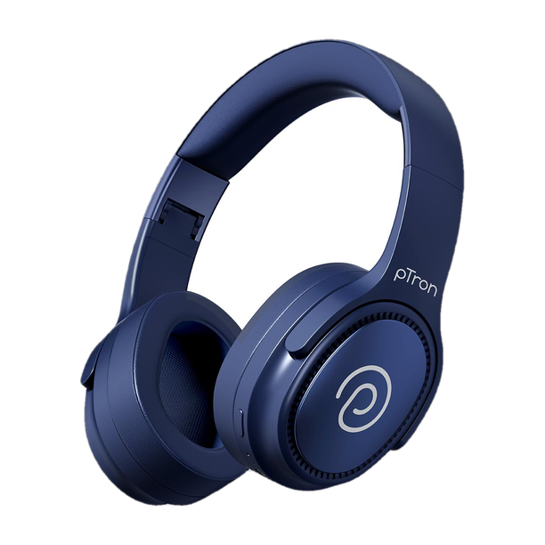 PTron Studio Pro w/ Dual-device Pairing, 65hrs Playtime AI ENC Calls Pristine Sound Bluetooth