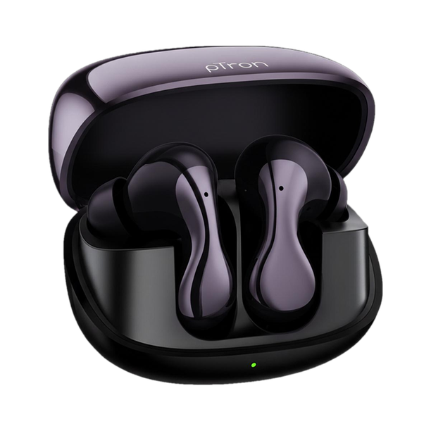 PTron Bassbuds Tango w/ 50Hrs Playtime, AI-ENC Calls Custom Eq App Support Btv6 0 Bluetooth