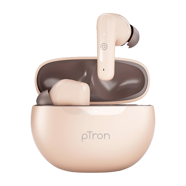 PTron Vibe w/ 50hrs Playtime, Mobile App, Clear Calls 13mm Drivers Bt5 3 Bluetooth