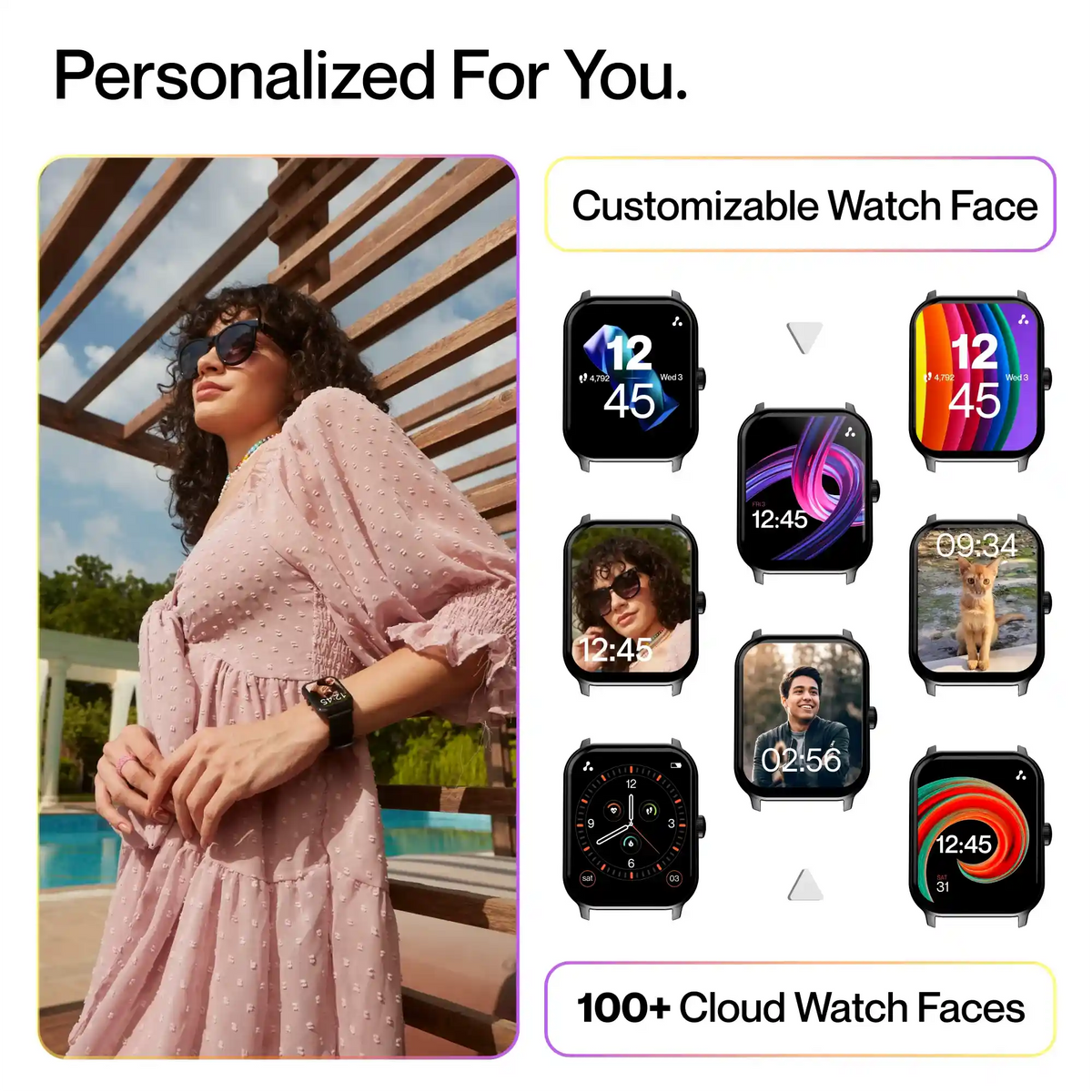 Wise Eon Pro customisable smartwatch – Ambrane India