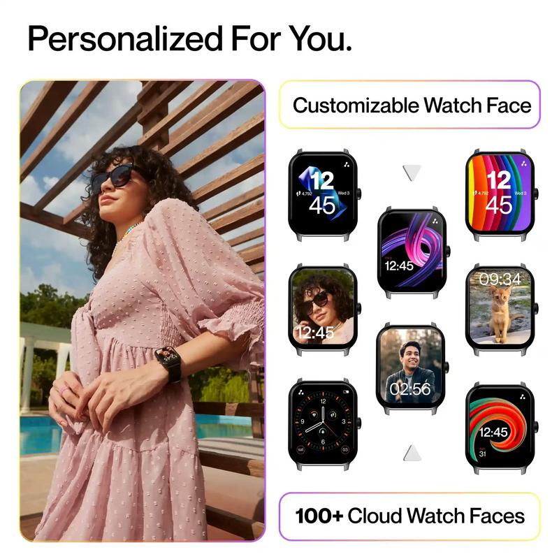 Wise Eon Pro customisable smartwatch – Ambrane India
