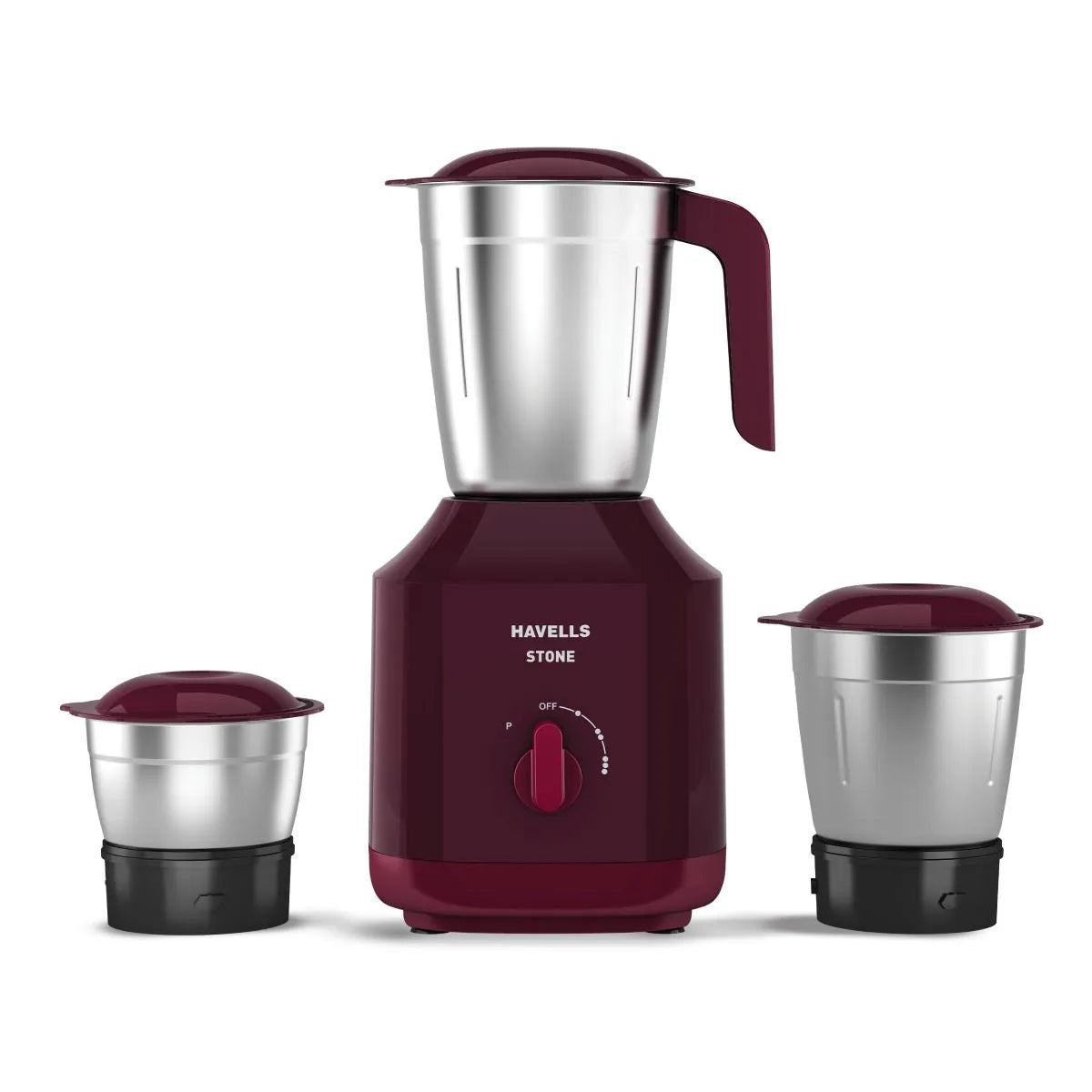Havells Stone Mixer Grinder | 500W | 3 Jar-2