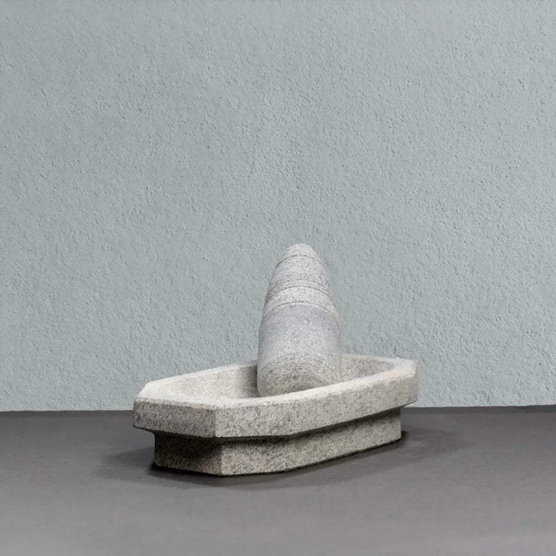Granite Mortar and Pestle-Zishta Traditional Kitchen Accessories