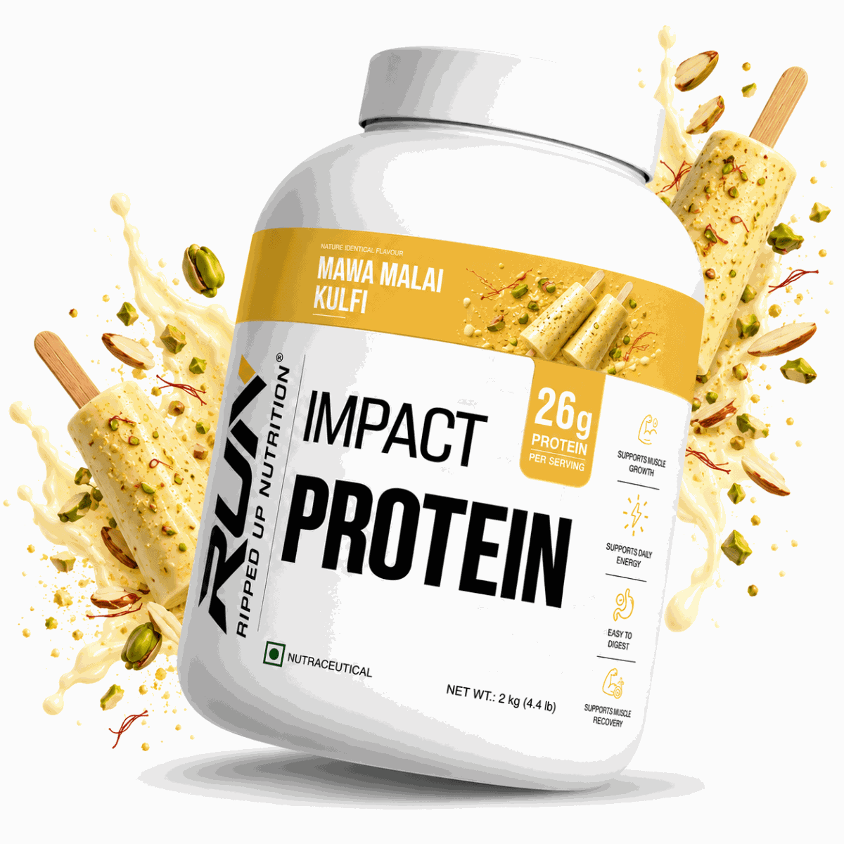 Impact Protein (Fermented Yeast + Soy Protein Isolate) - Ripped Up Nutrition