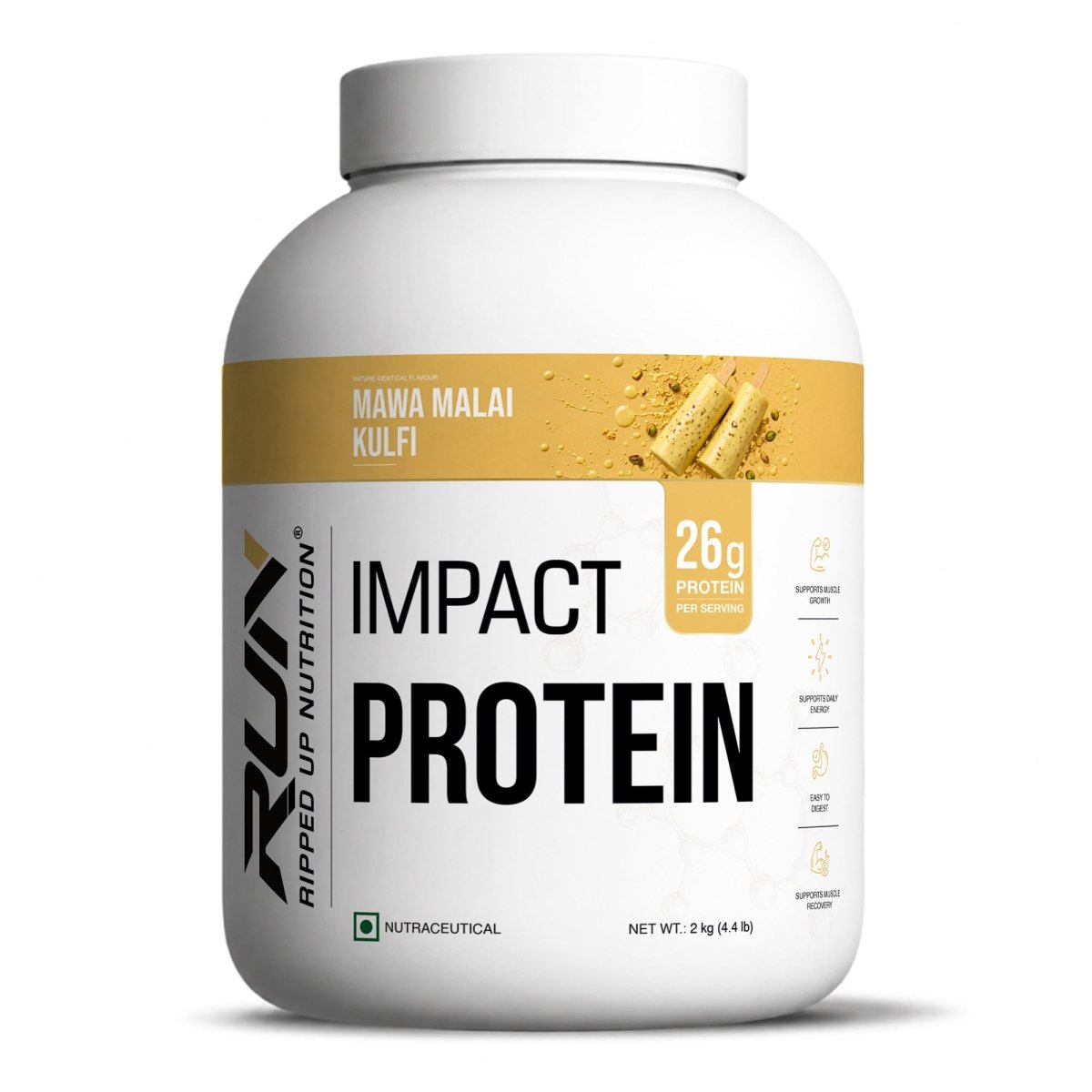 Impact Protein (Fermented Yeast + Soy Protein Isolate) - Ripped Up Nutrition