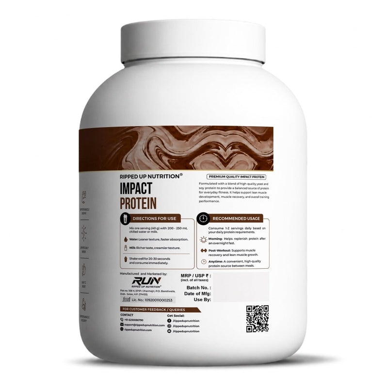 Impact Protein (Fermented Yeast + Soy Protein Isolate) - Ripped Up Nutrition
