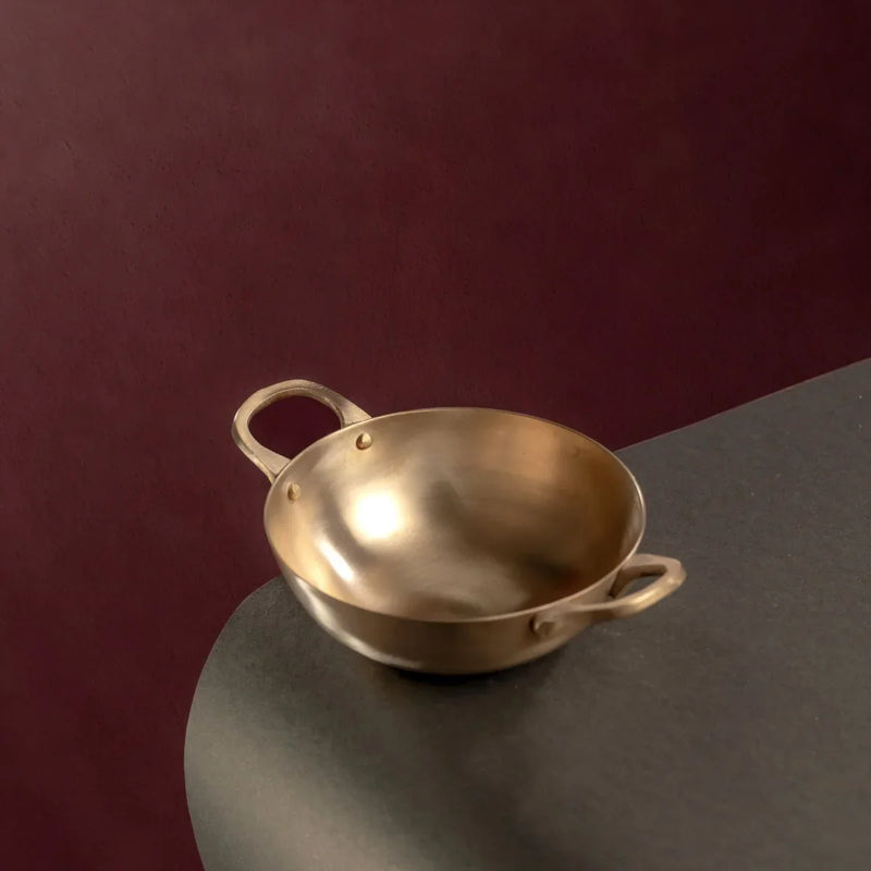Kansa Tulsi Serveware  Kadai-1