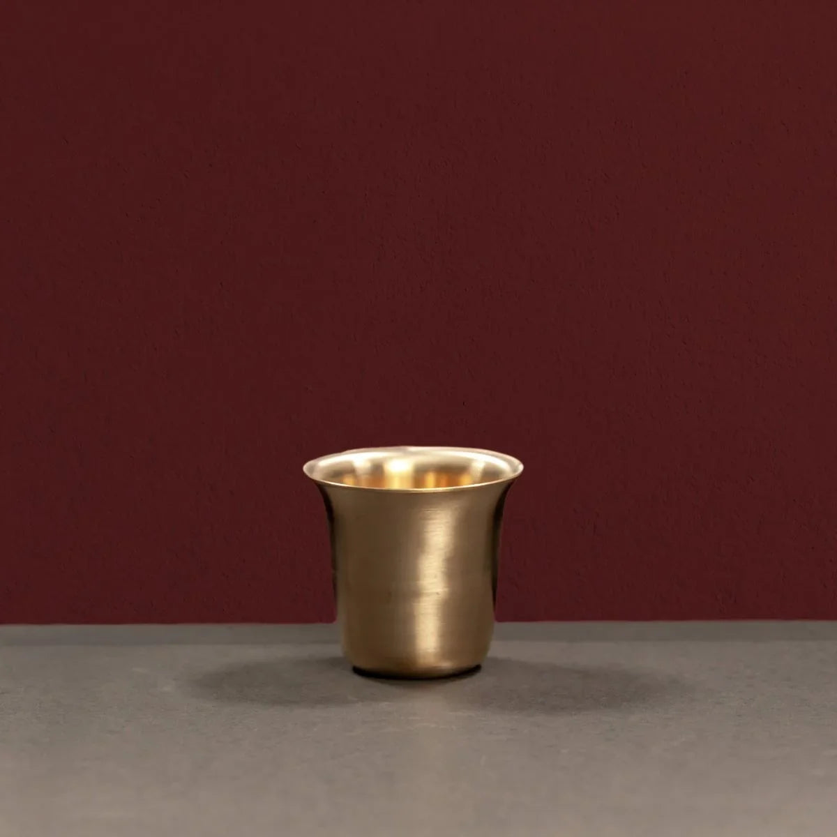 Tulsi Kansa Tumbler Glass-Zishta Traditional Bronze Serveware
