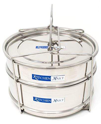 Prestige Cooker Separator Set Suitable for Prestige 5 Ltrs Deluxe & 5.5 Ltrs Popular Outer Lid Pressure Cookers (2 Conta