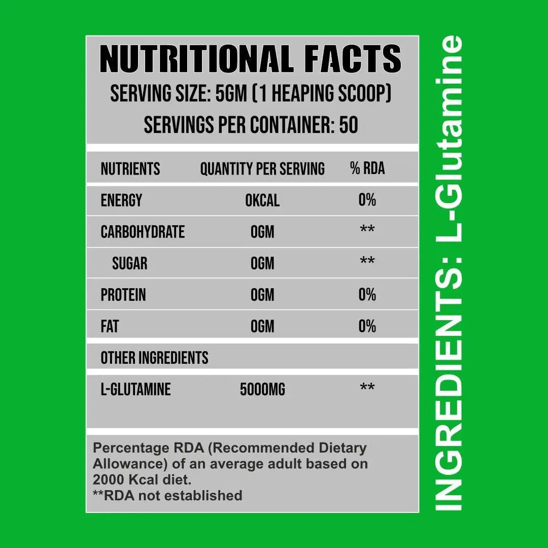 L - Glutamine - Ripped Up Nutrition