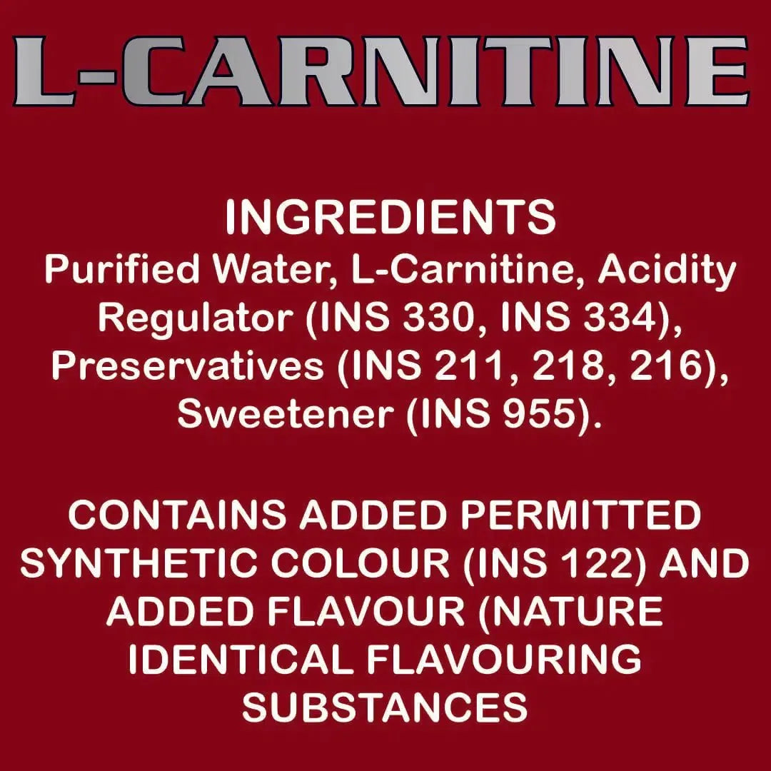 Liquid L - Carnitine 3500MG - Ripped Up Nutrition