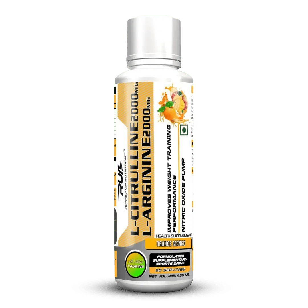 Liquid L - Citrulline + L - Arginine + Taurine - Ripped Up Nutrition