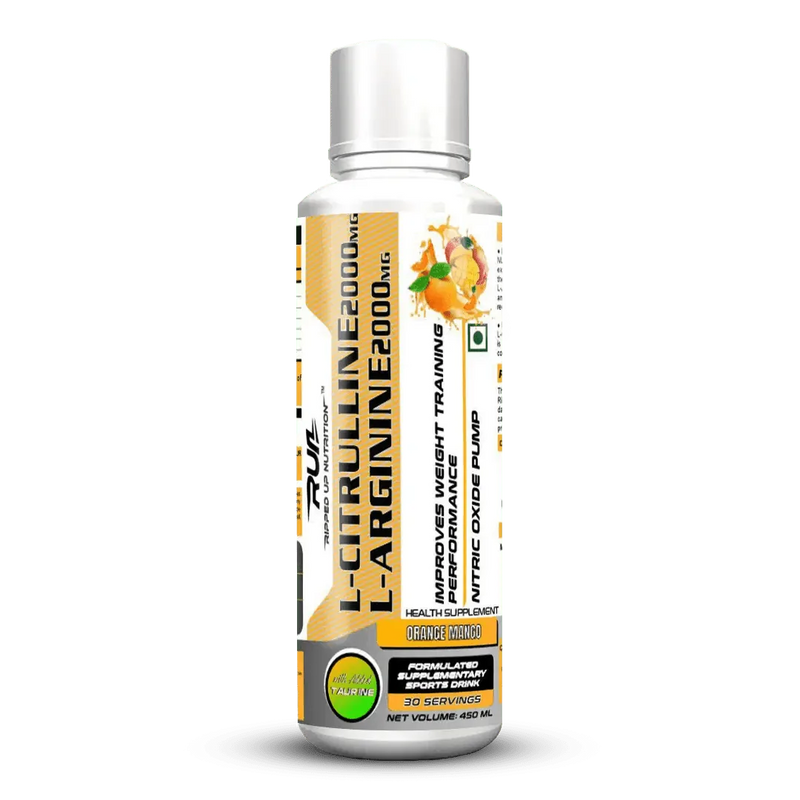 Liquid L - Citrulline + L - Arginine + Taurine - Ripped Up Nutrition