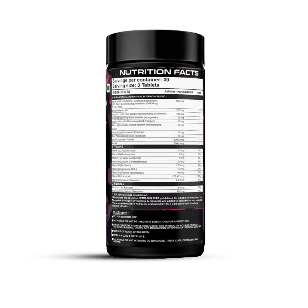 Liver Detox - 90 Tabs - Ripped Up Nutrition