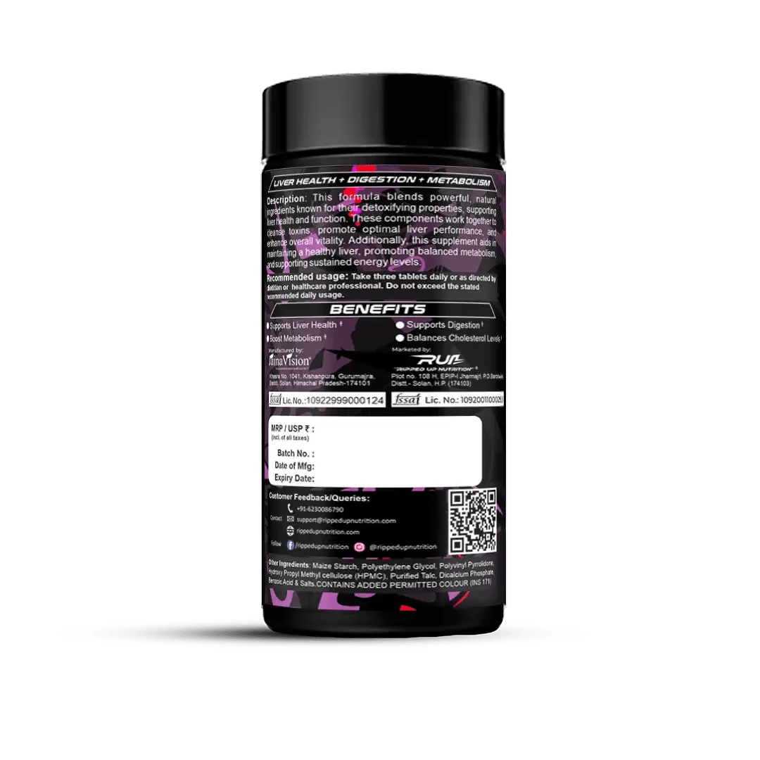 Liver Detox - 90 Tabs - Ripped Up Nutrition
