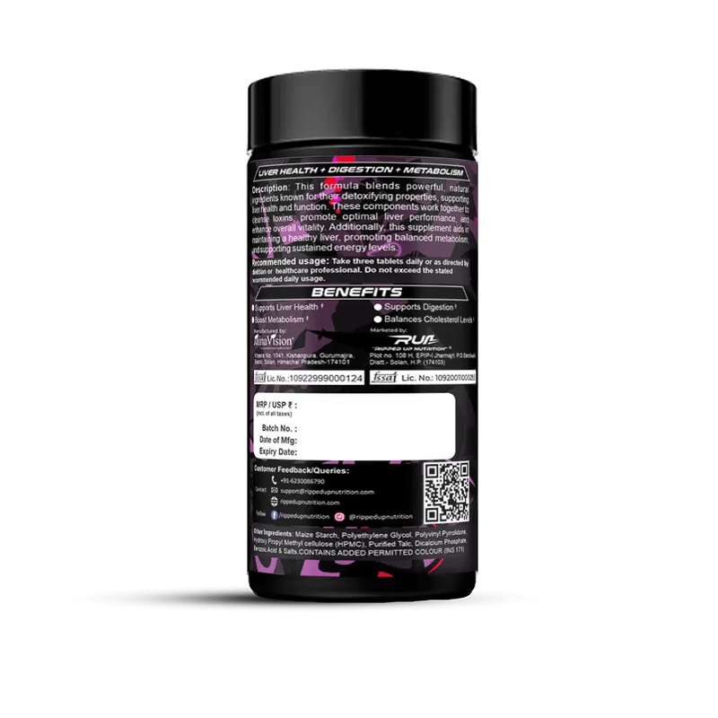 Liver Detox - 90 Tabs - Ripped Up Nutrition