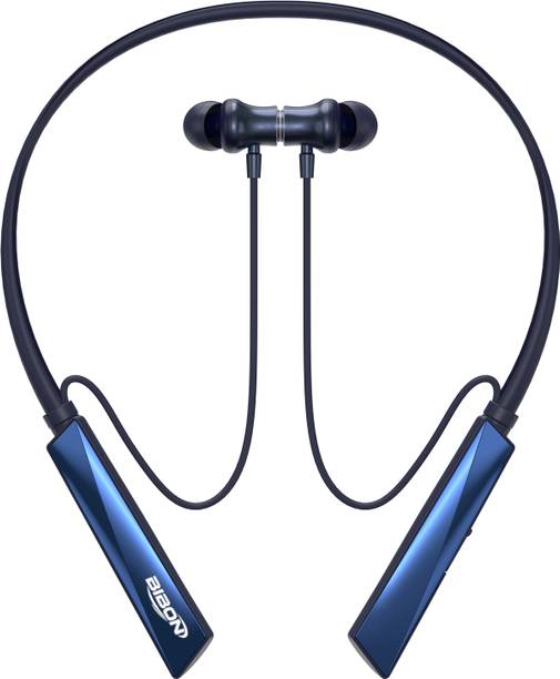 BiBon Luxury Buds 5 MAGNETIC POWER OFF/ON 100Hr Neckband Fast Charging AI ENC 7 Bluetooth