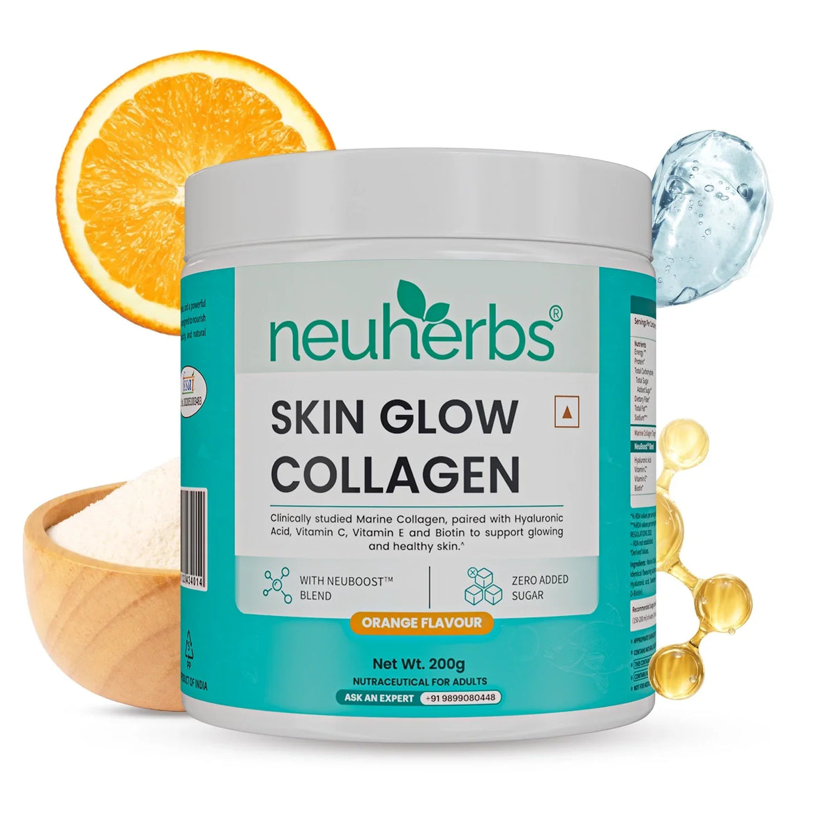 NEUHERBS SKIN GLOW COLLAGEN 200GM