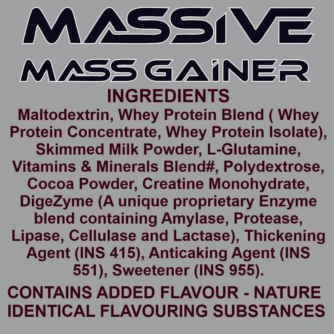 Massive Mass Gainer - Ripped Up Nutrition