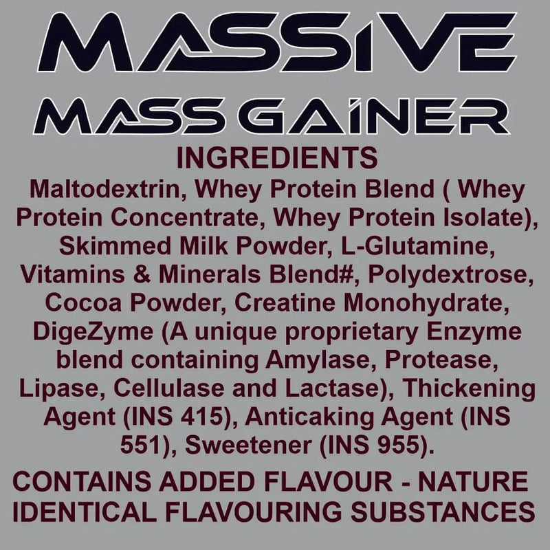 Massive Mass Gainer - Ripped Up Nutrition