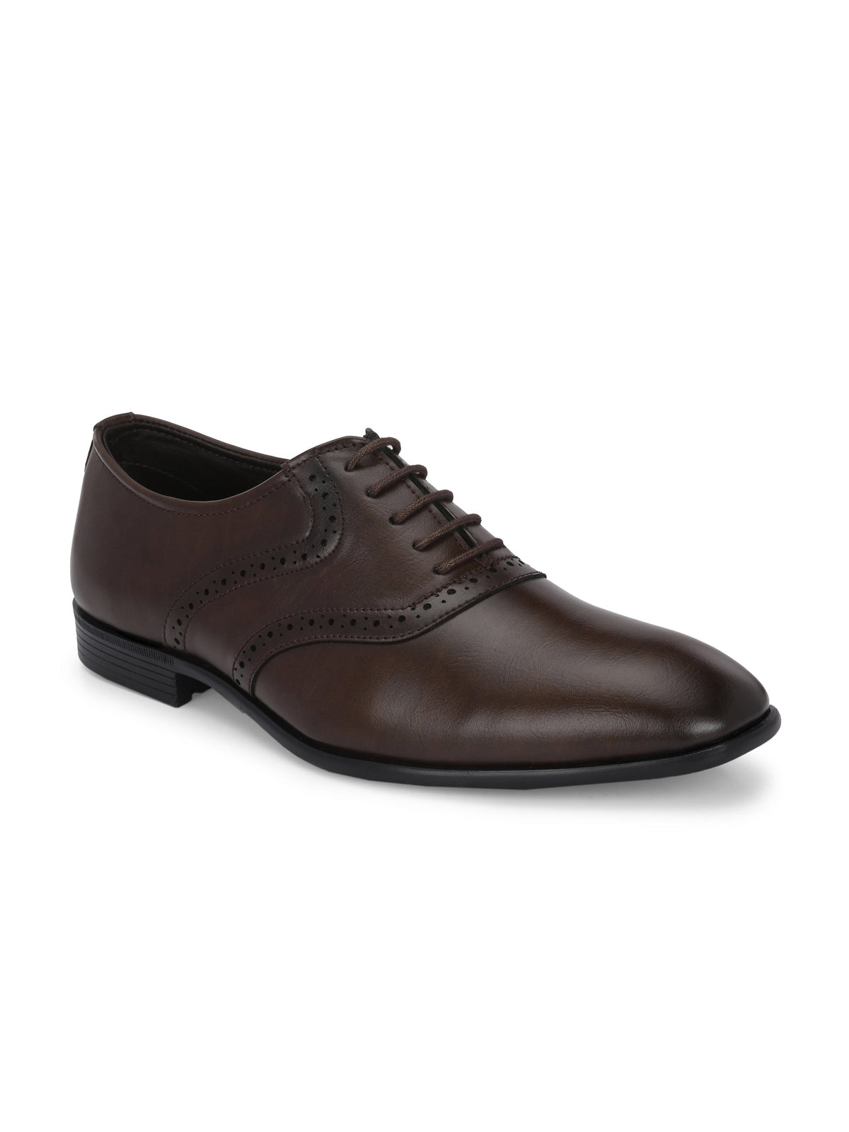 Solid Men Formal Brogues Shoes-1