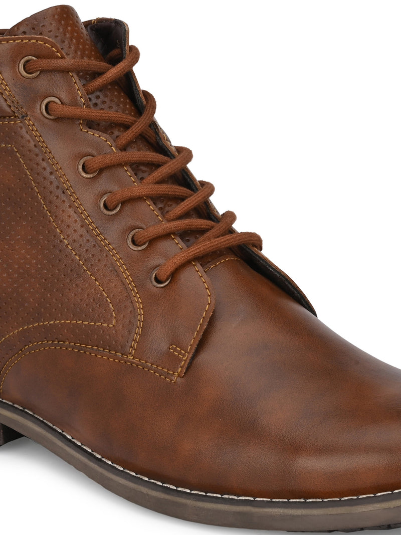 Ankle support casual boots with a sleek design, offering comfort and durability.