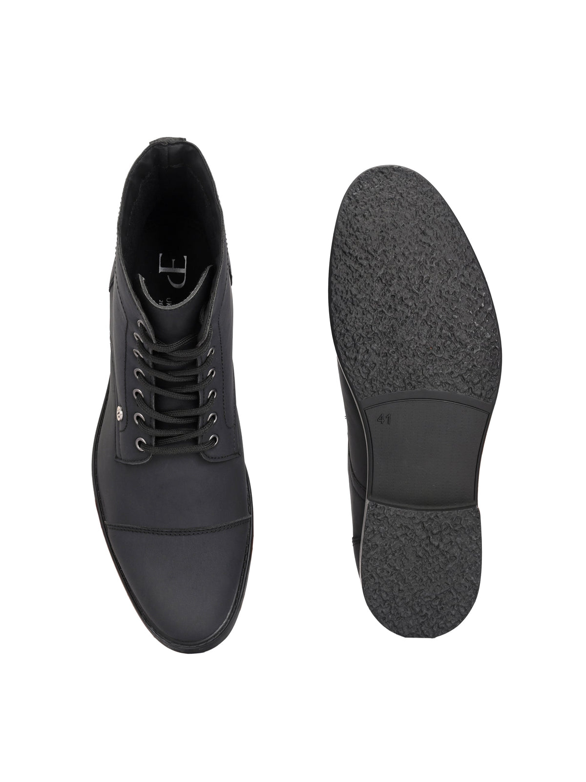El Paso Men Faux Leather Casual Lace Up Boots-8