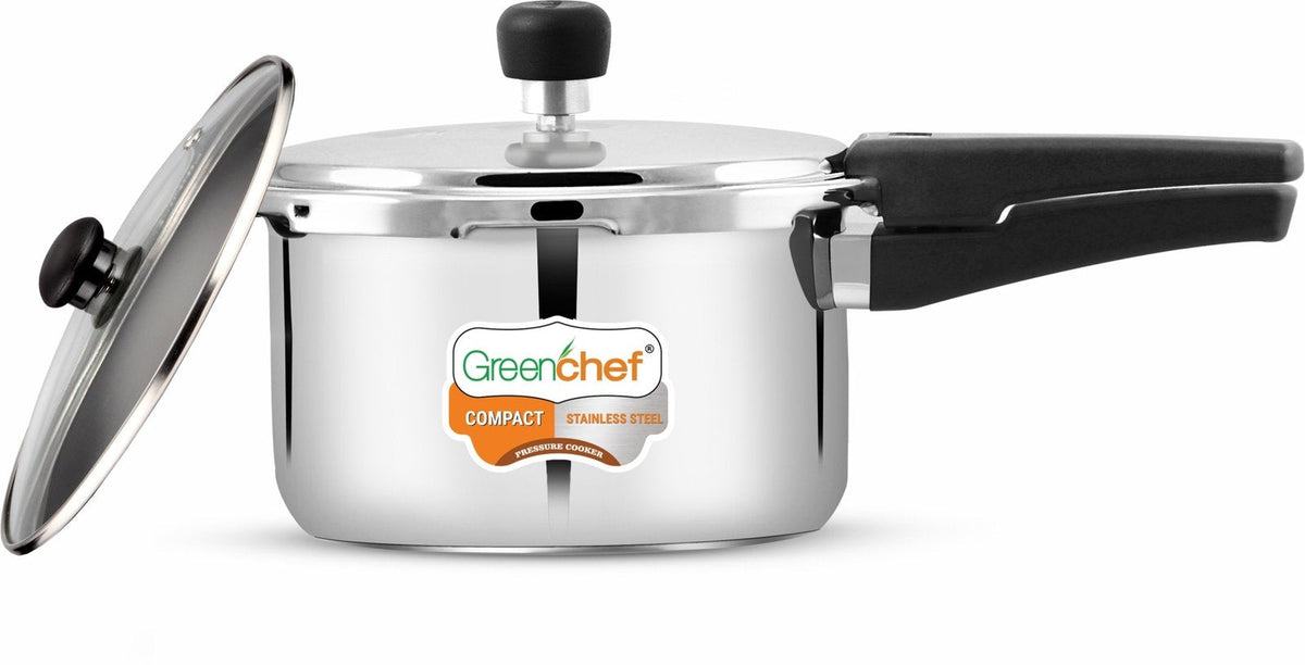GREENCHEF PRESSURE COOKER COMPACT SS 2L (WITH GL)