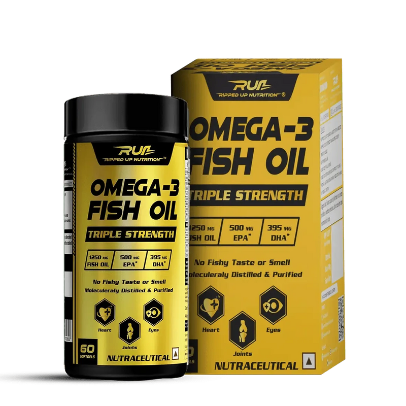 Omega - 3 Fish Oil (Triple Strength) - Ripped Up Nutrition