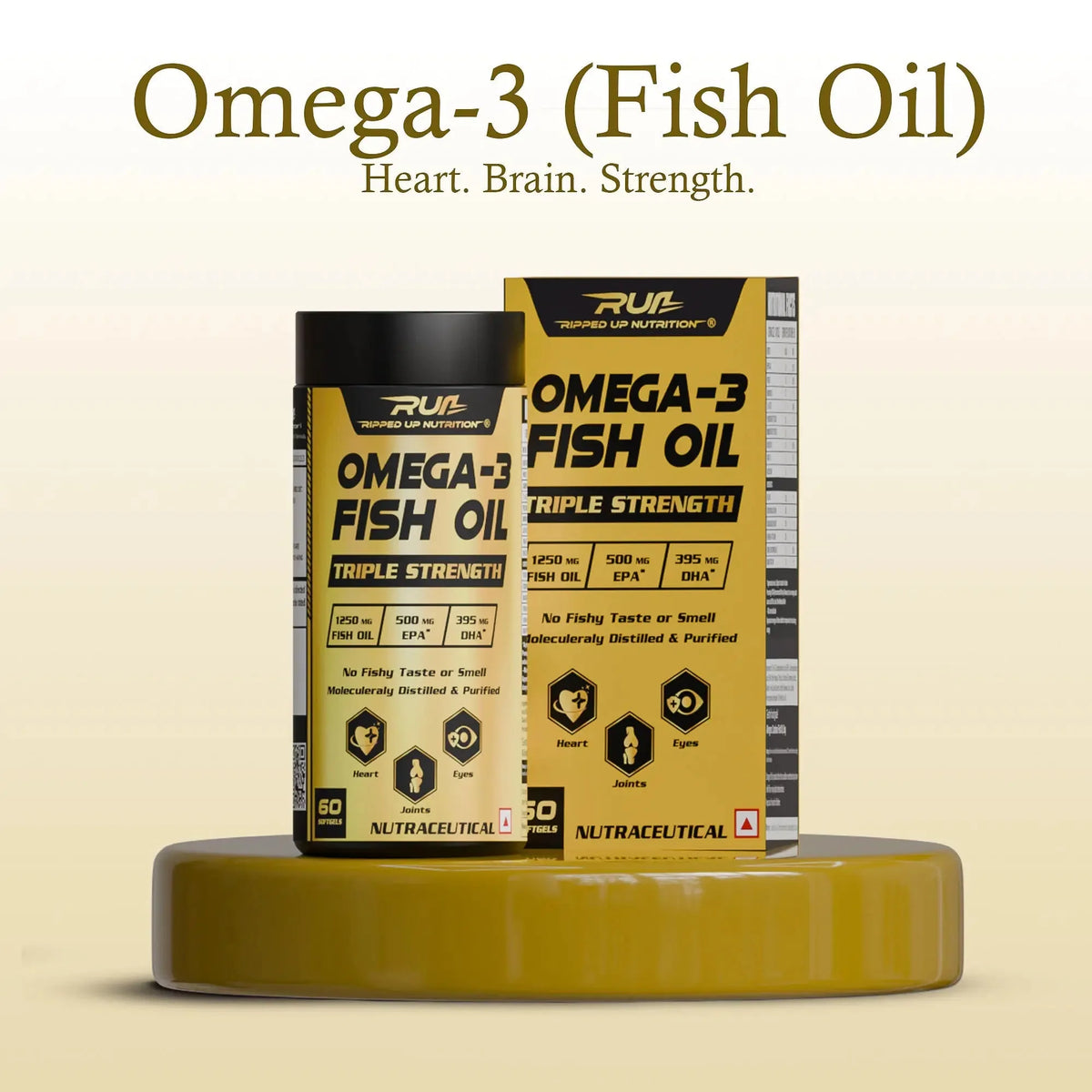 Omega - 3 Fish Oil (Triple Strength) - Ripped Up Nutrition