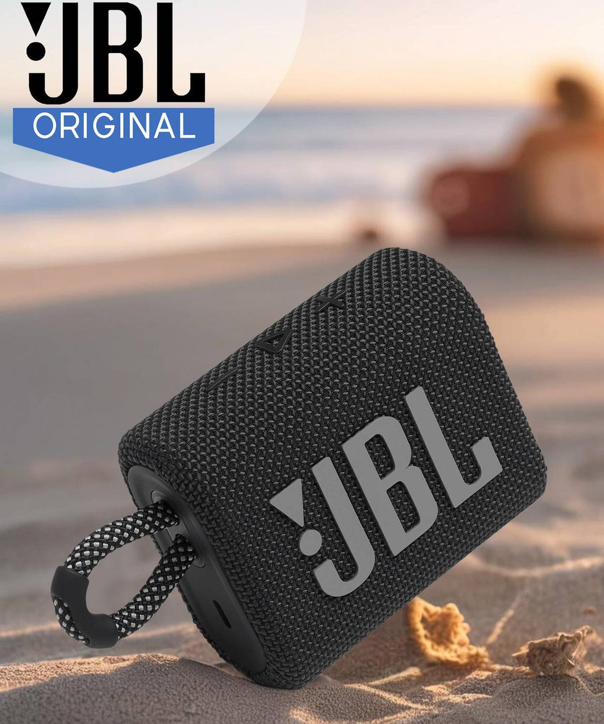 JBL GO 3 w 4.2 W Bluetooth Speaker (Black, Mono Channel)