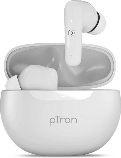 PTron Vibe w/ 50hrs Playtime, Mobile App, Clear Calls 13mm Drivers Bt5 3 Bluetooth