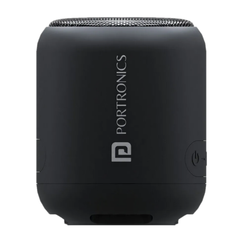 Portronics SoundDrum 1 12W TWS Portable & Type C Charging 12 w Bluetooth Speaker (Black, Mono Channel)
