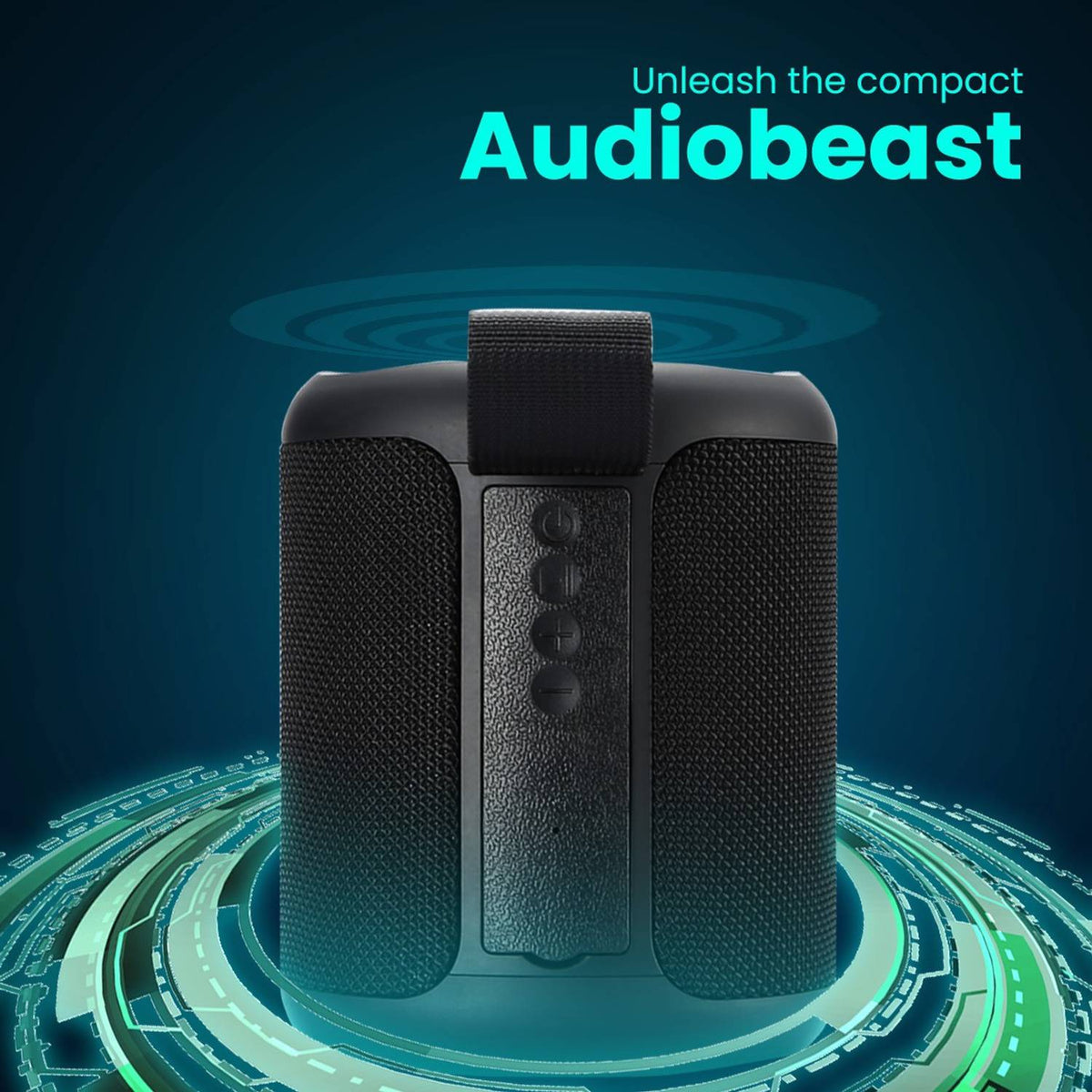 Portronics SoundDrum P Wireless with 6-7 hrs Playback Time, Handsfree Calling, 20 W Bluetooth Speaker