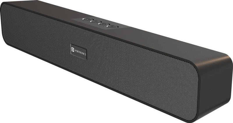 Portronics Decibel 24 10W Bluetooth Soundbar Speaker With In Built Mic, HD Sound,BT5.3v 10 W Bluetooth Speaker (Black, Stereo Channel)