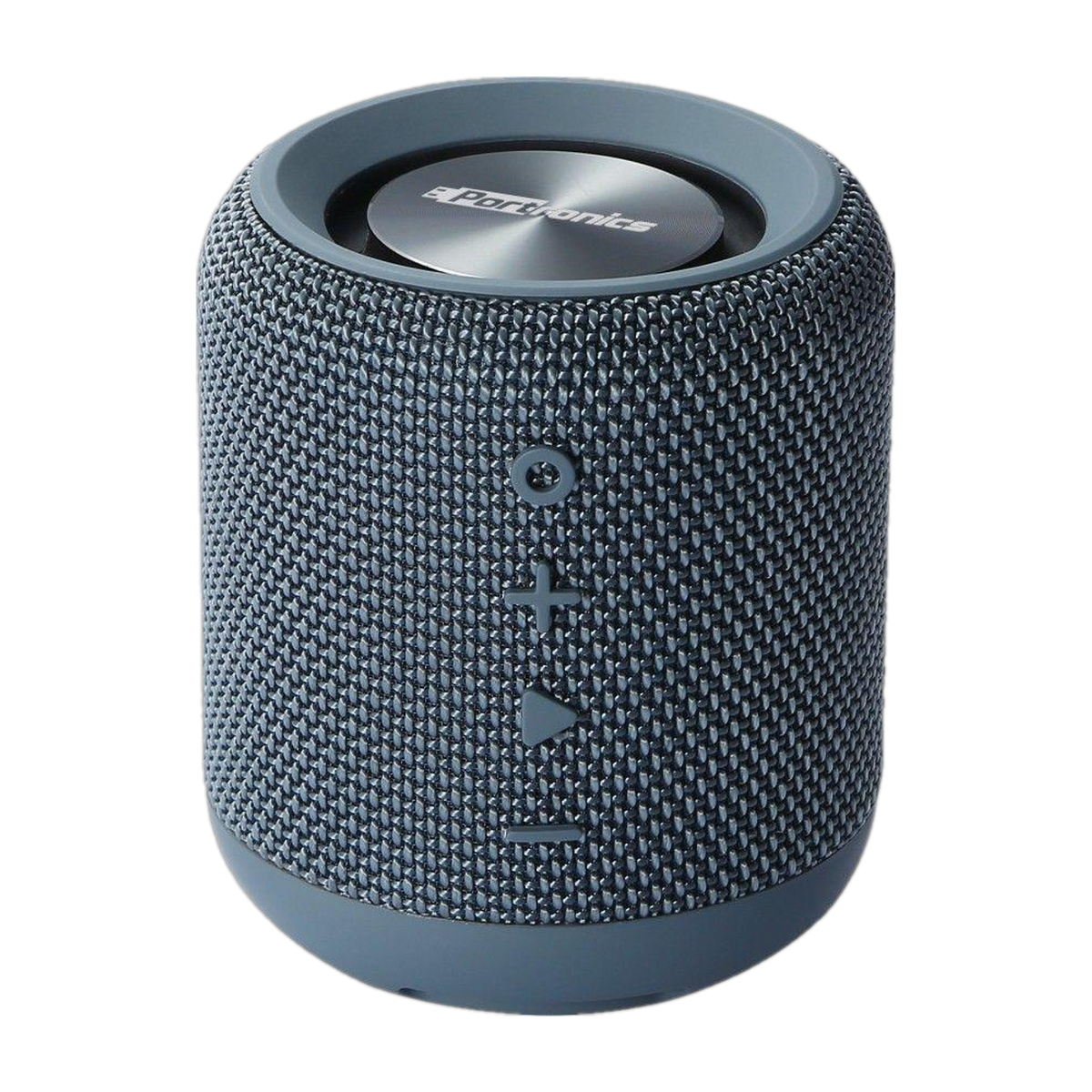 Portronics SoundDrum 10W Portable with Powerful Bass, Built in Mic & FM 10 W Bluetooth Speaker (Blue, Stereo Channel)