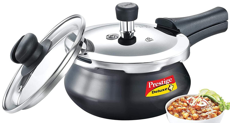 Prestige Deluxe Duo Plus Induction Base Aluminium Pressure Cooker-2