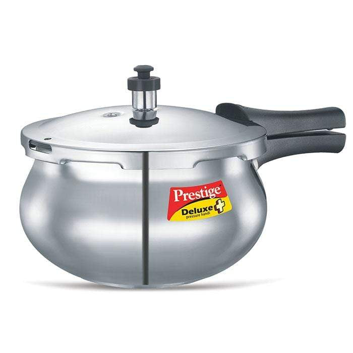 Prestige Deluxe Plus Induction Base Aluminium Pressure Cooker Handi