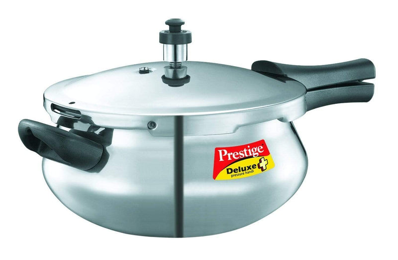Prestige Deluxe Plus Induction Base Aluminium Pressure Cooker Handi-3