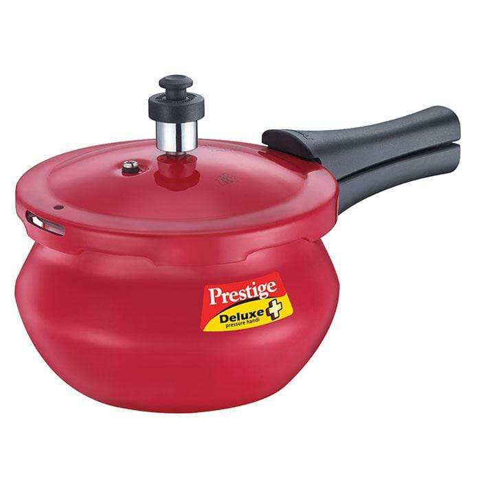 Prestige Deluxe Plus Induction Base Aluminium Pressure Cooker Handi-4