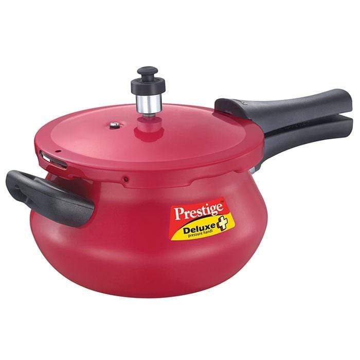 Prestige Deluxe Plus Induction Base Aluminium Pressure Cooker Handi-5